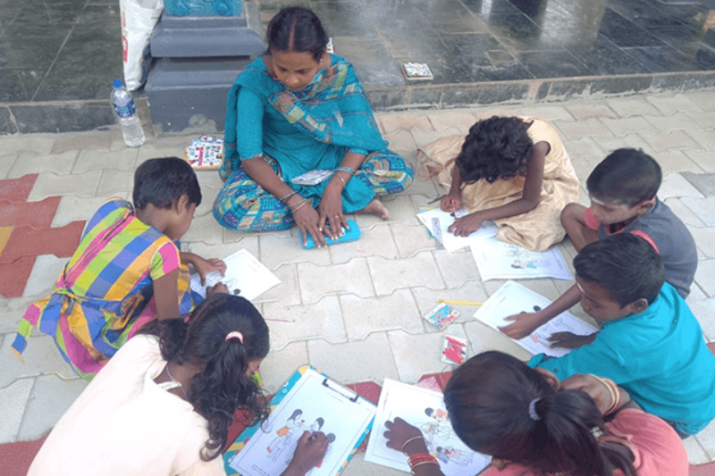 Students in classroom